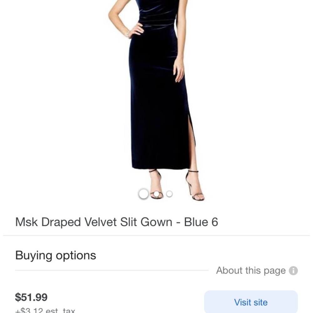 MSK evening dress 👗